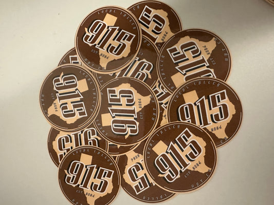915 Local Valley Hat Co stickers