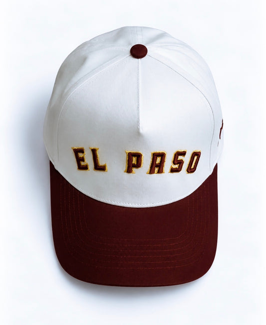 El Paso White/ maroon