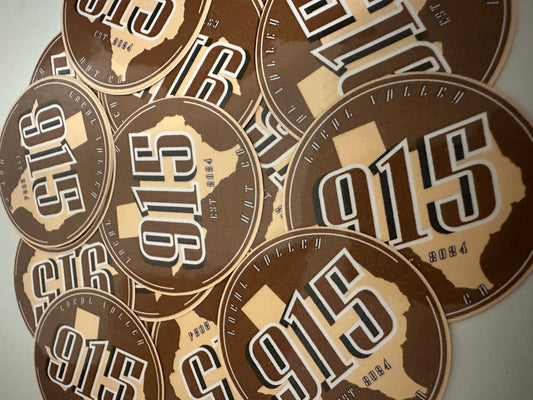 915 Local Valley Hat Co stickers