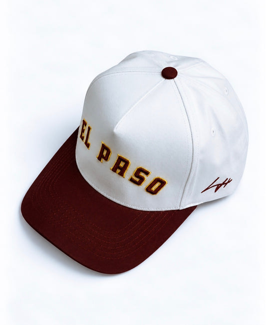 El Paso White/ maroon